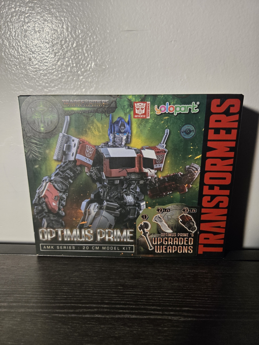 Optimus Prime Action Figure Kids Toy - Red, Blue & Silver